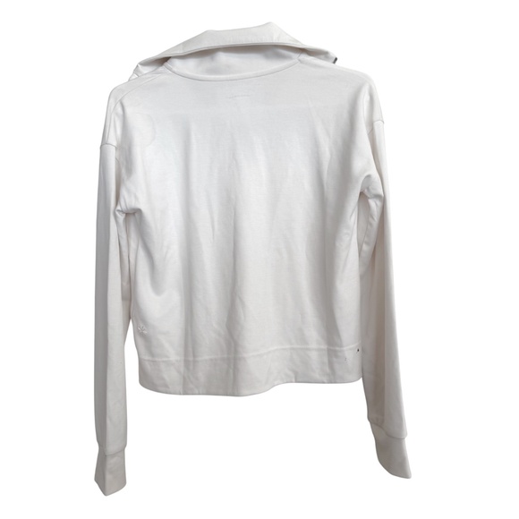 NWOT Athleta Seasoft Quarter Zip in Magnolia White New - Picture 10 of 11